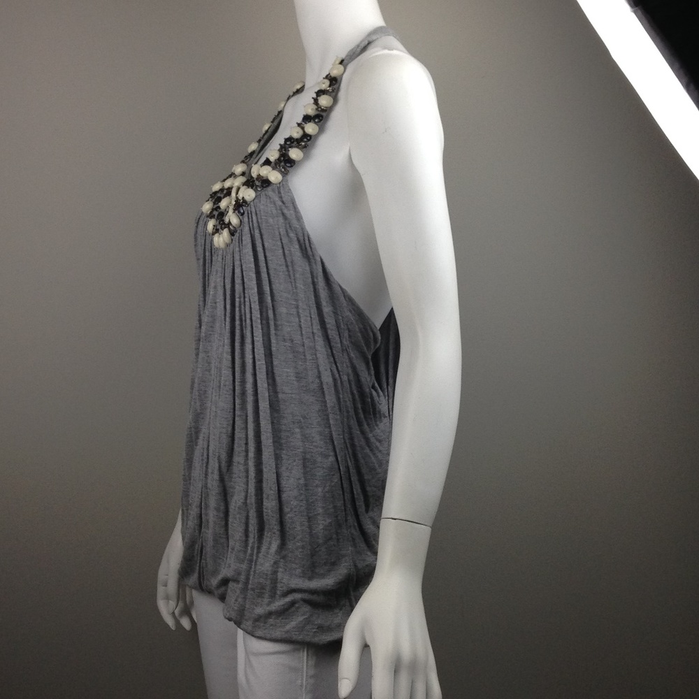 Scarlet Skye Embellished Gray Tank Top - Picture 3 of 5